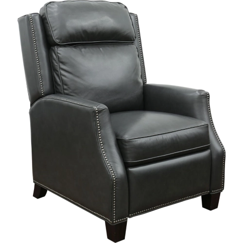 Van Buren Manual Recliner in Shoreham Gray Leather